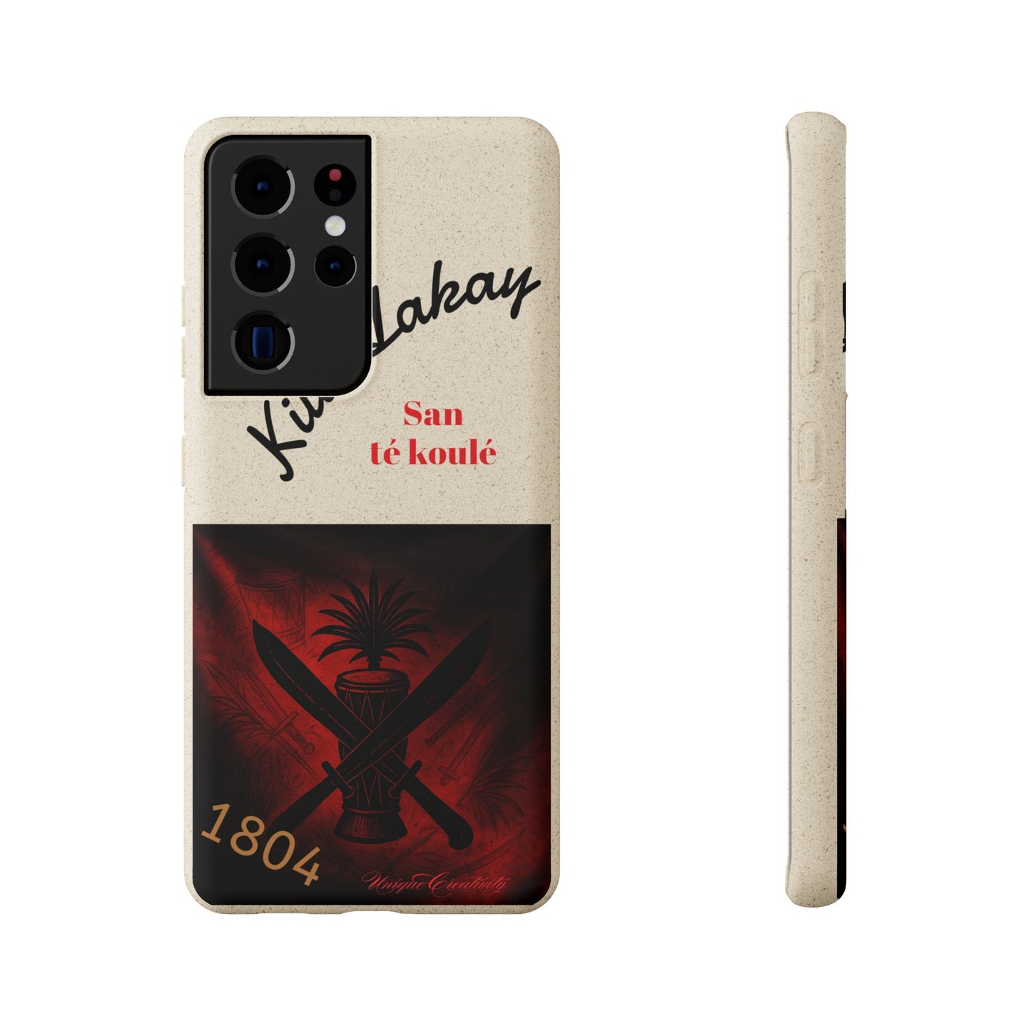 Kilti Lakay™ Eco-Friendly Phone Case | Biodegradable Sustainable Cover, Haitian Heritage