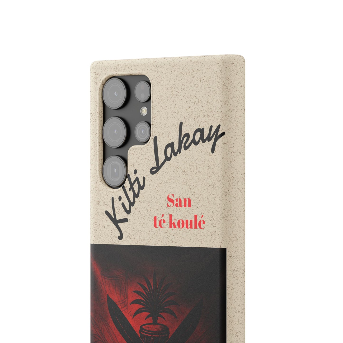 Kilti Lakay™ Eco-Friendly Phone Case | Biodegradable Sustainable Cover, Haitian Heritage