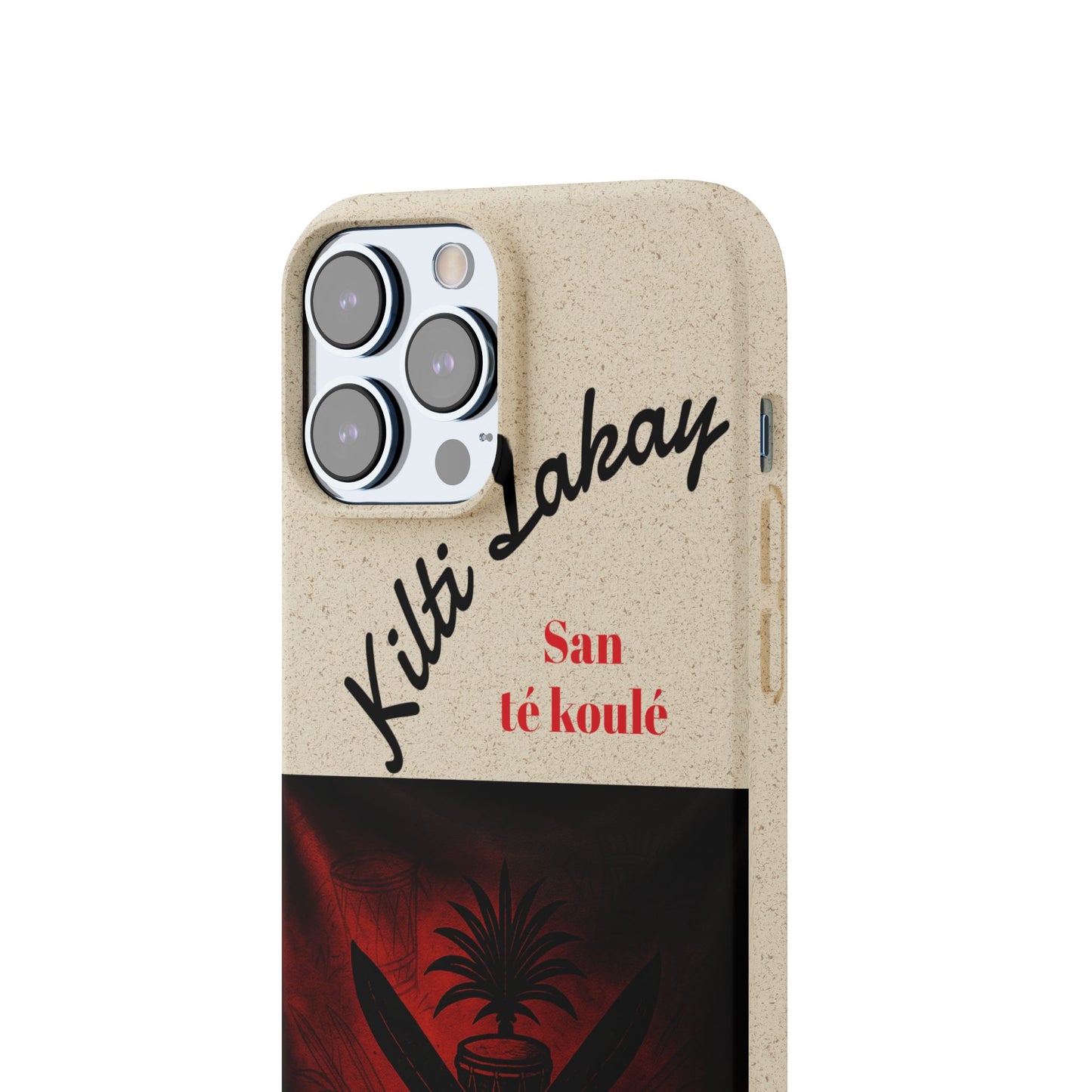 Kilti Lakay™ Eco-Friendly Phone Case | Biodegradable Sustainable Cover, Haitian Heritage
