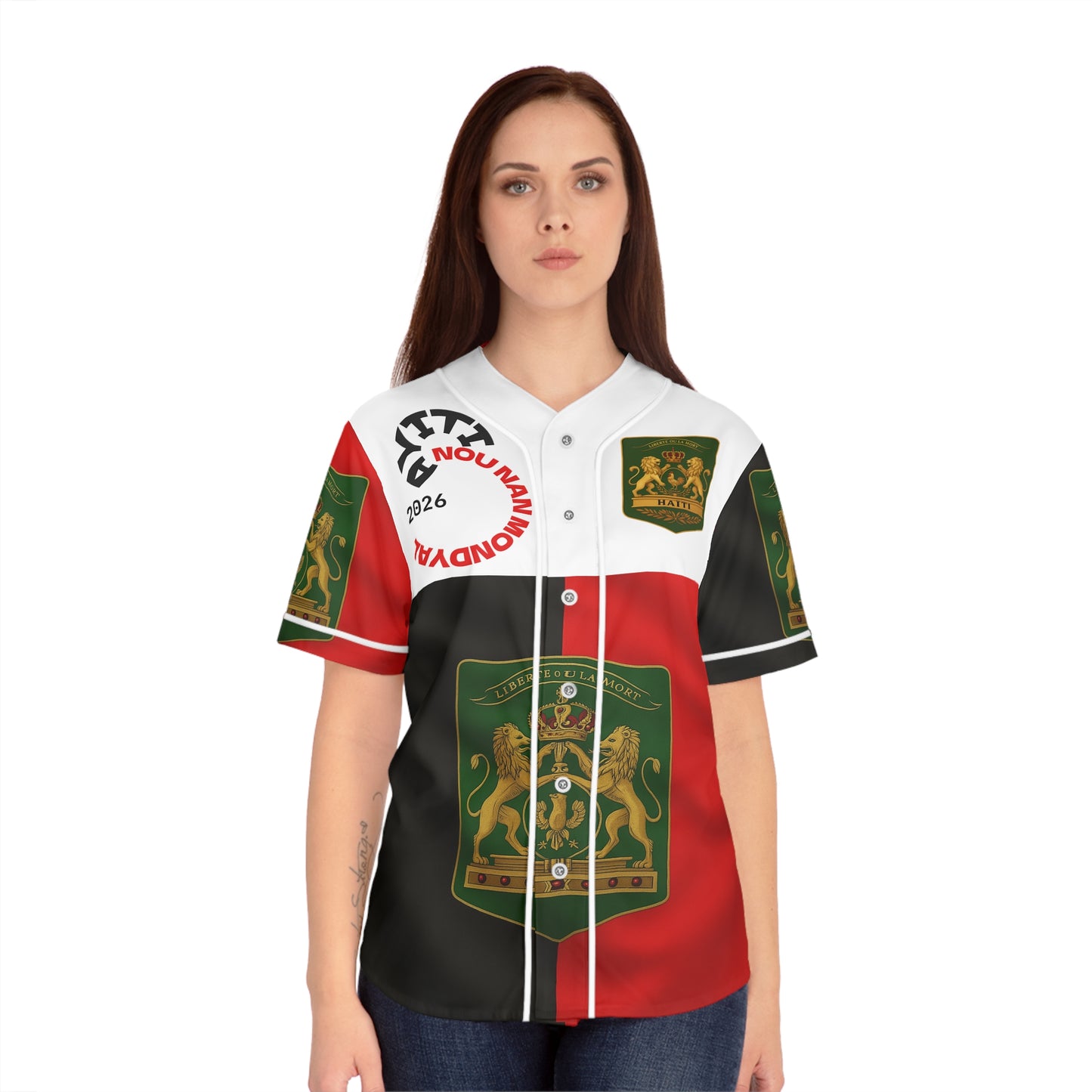 Women's Baseball Jersey (AOP)