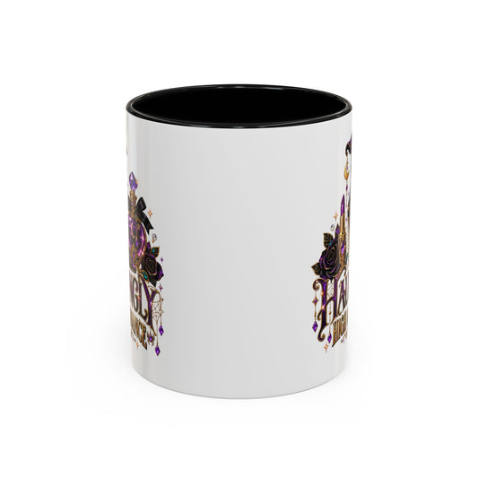Hauntingly High Maintenance Halloween Mug – 11 oz Color Accent Coffee Cup