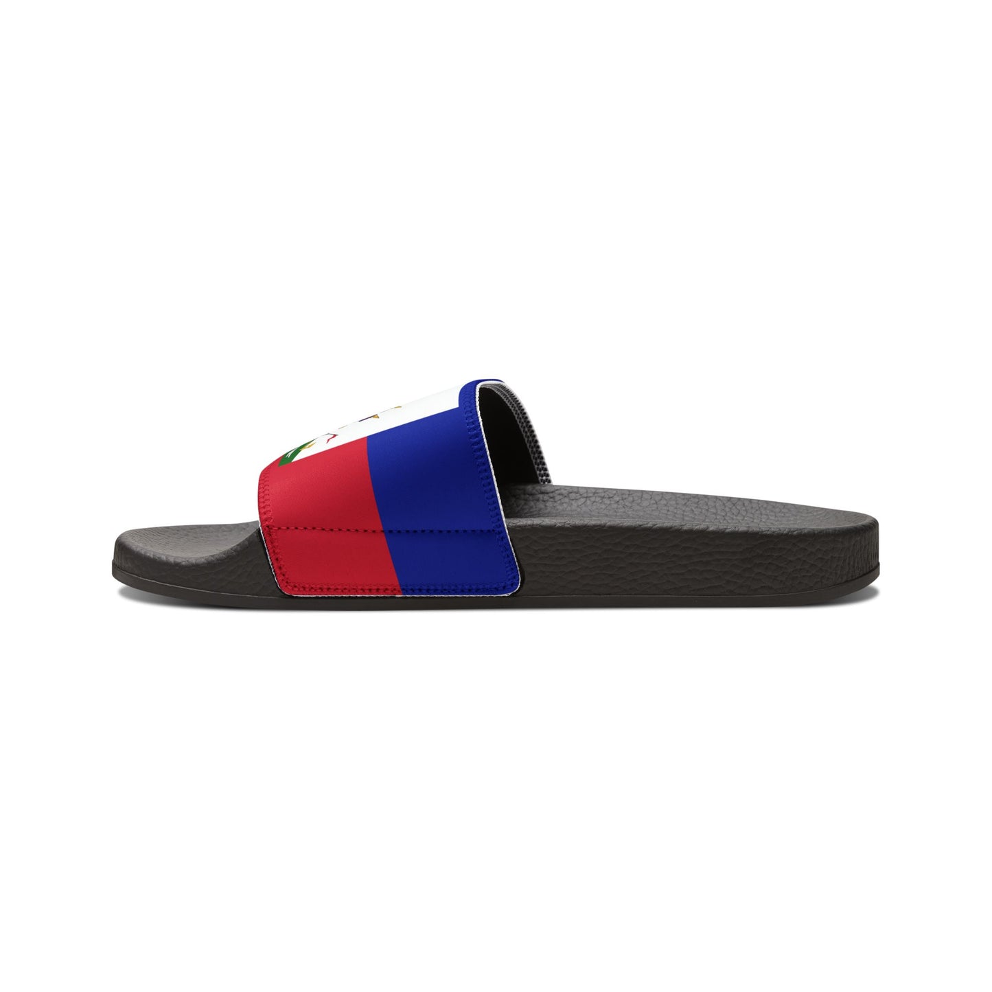 Coupe Du Monde 2026 - Haiti Flag Slides  Limited Edition- Comfortable -  Proudly Haitian