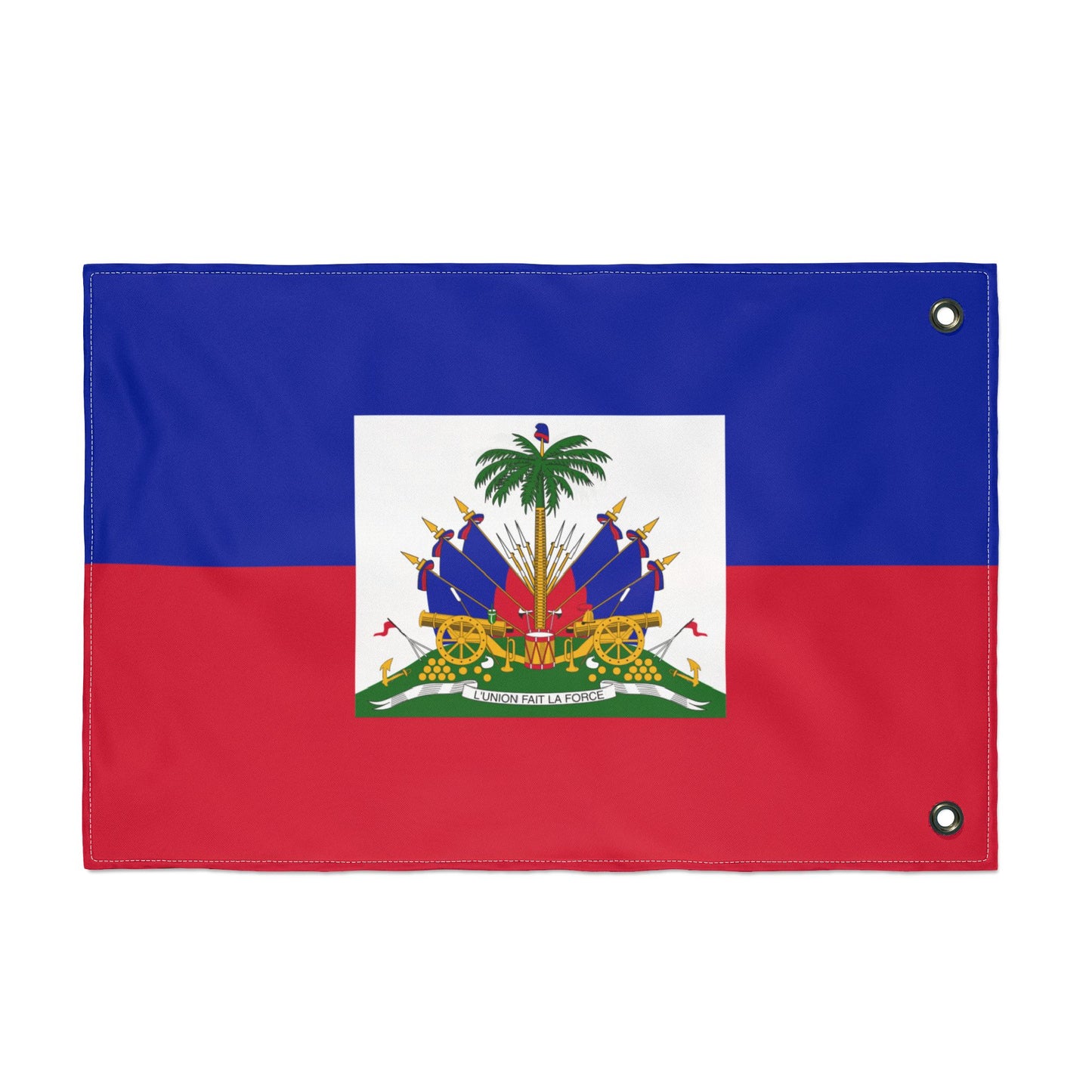 Haiti Flag Double Sided Flag | Nylon Garden Banner, 2-Sided Haitian Flag