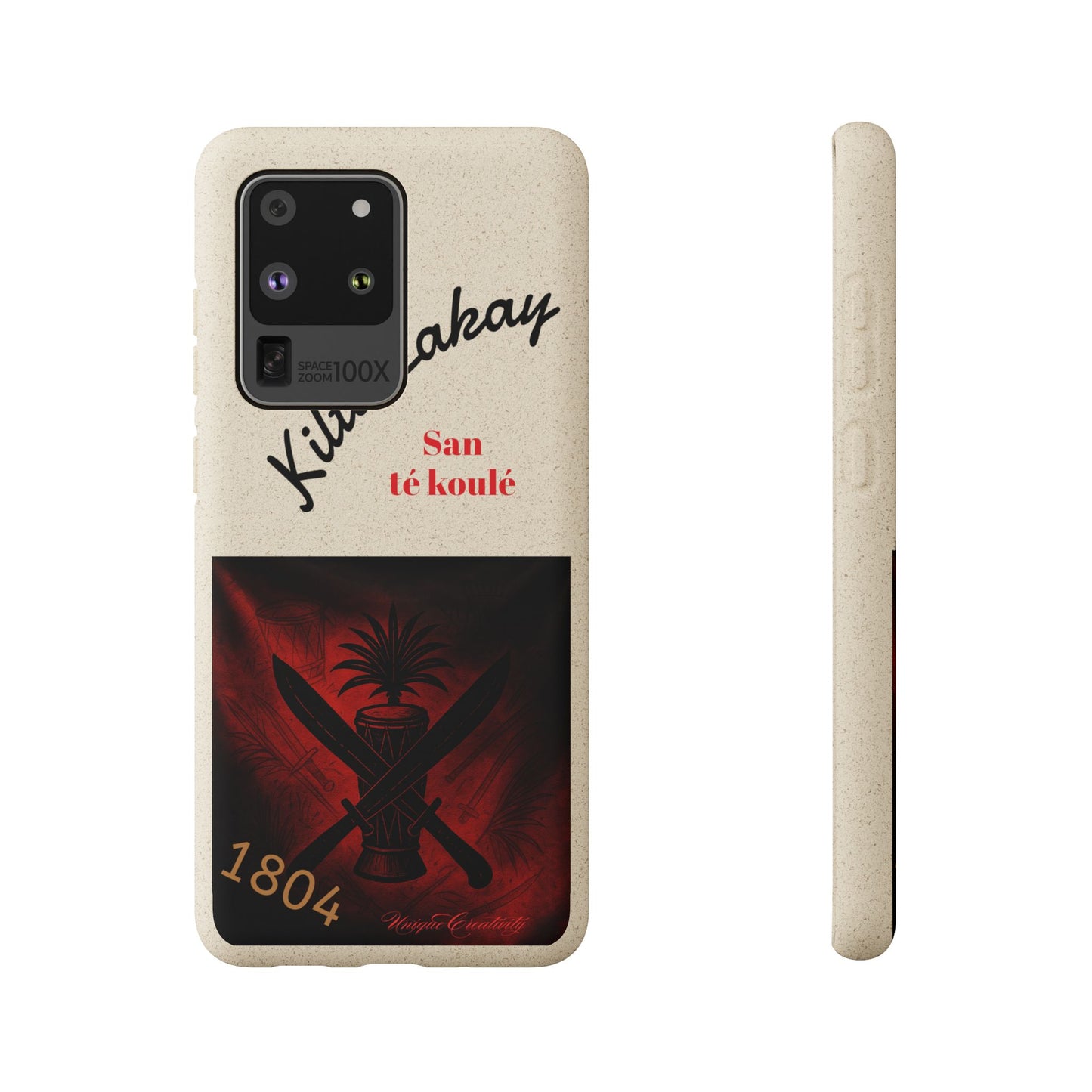 Kilti Lakay™ Eco-Friendly Phone Case | Biodegradable Sustainable Cover, Haitian Heritage