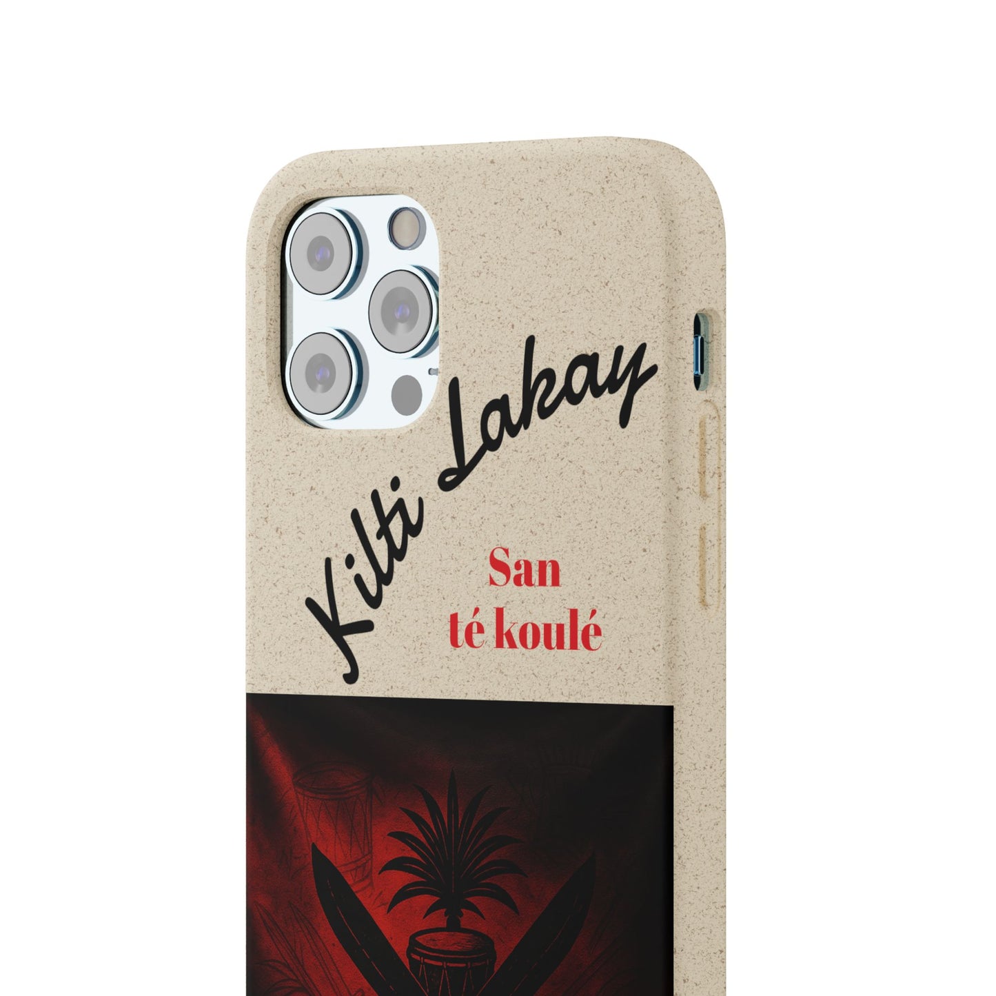 Kilti Lakay™ Eco-Friendly Phone Case | Biodegradable Sustainable Cover, Haitian Heritage