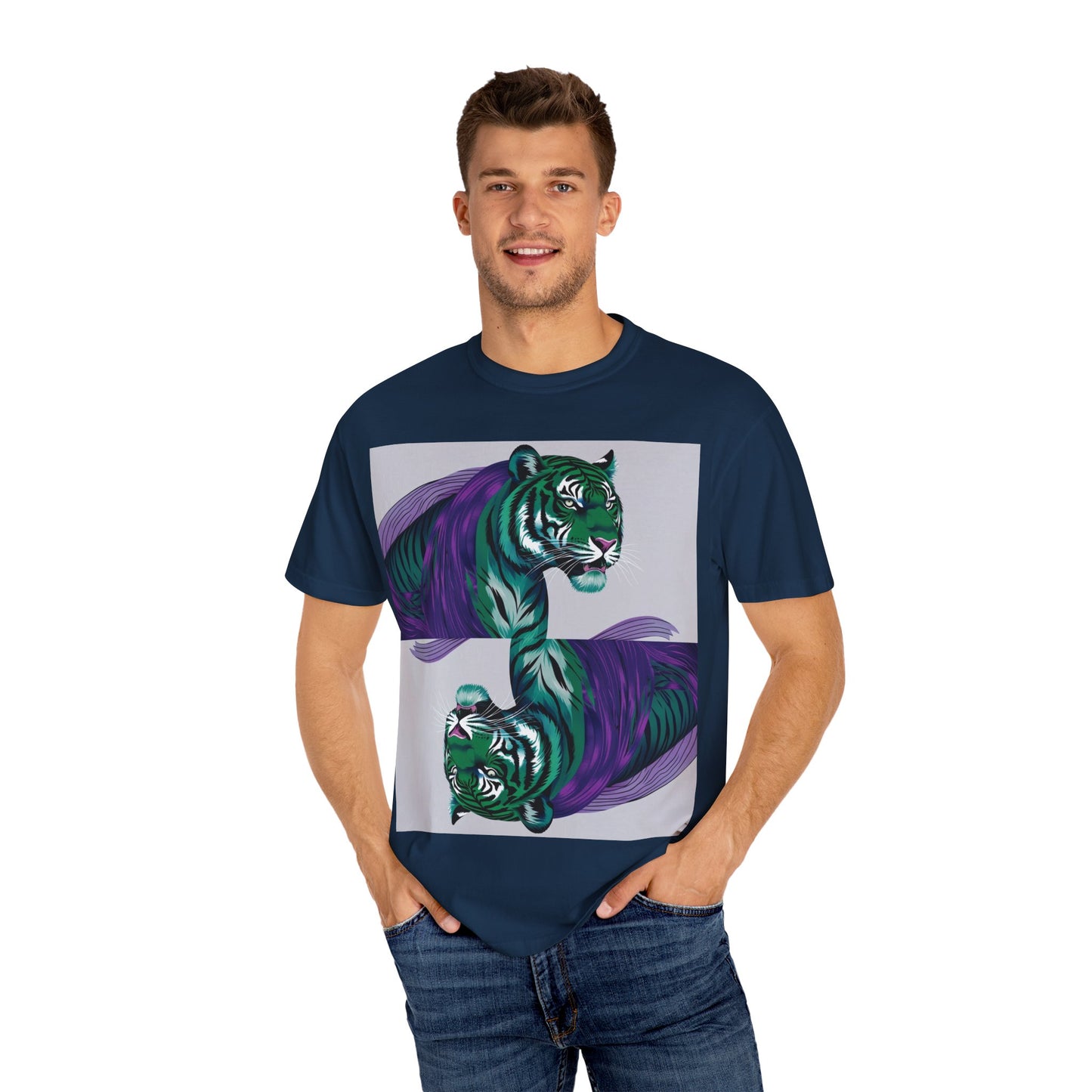Royal Totems™ Twin Tiger Graphic Tee | Unique Creativity LLC