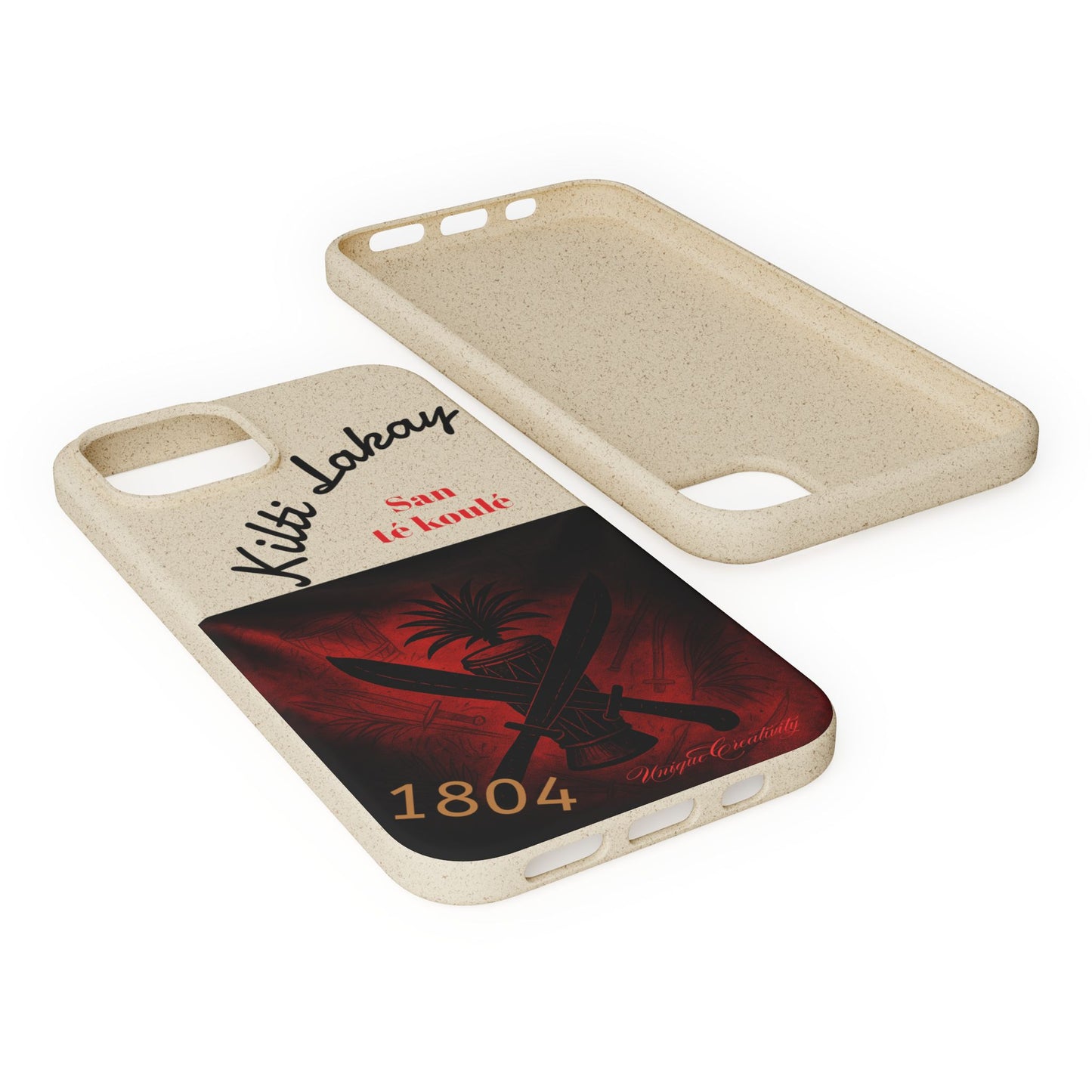 Kilti Lakay™ Eco-Friendly Phone Case | Biodegradable Sustainable Cover, Haitian Heritage