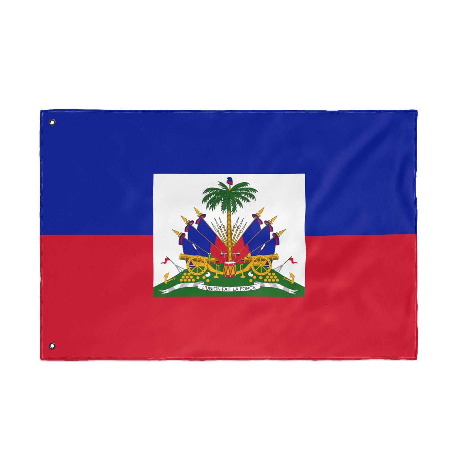 Haiti Flag Double Sided Flag | Nylon Garden Banner, 2-Sided Haitian Flag