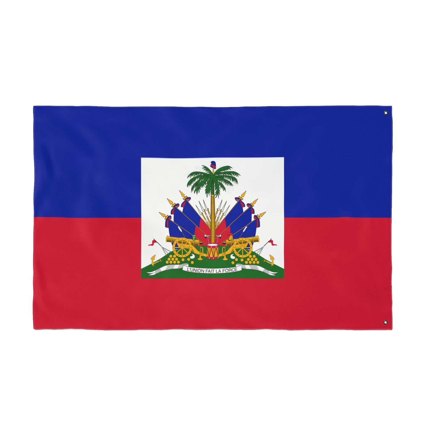 Haiti Flag Double Sided Flag | Nylon Garden Banner, 2-Sided Haitian Flag
