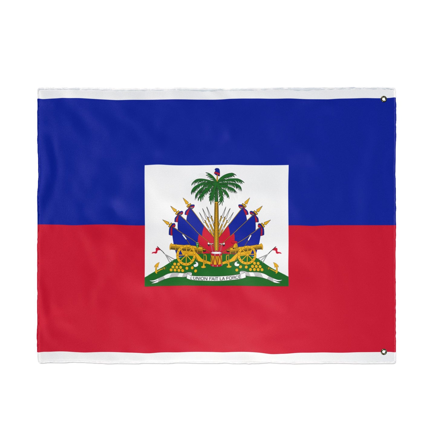 Haiti Flag Double Sided Flag | Nylon Garden Banner, 2-Sided Haitian Flag