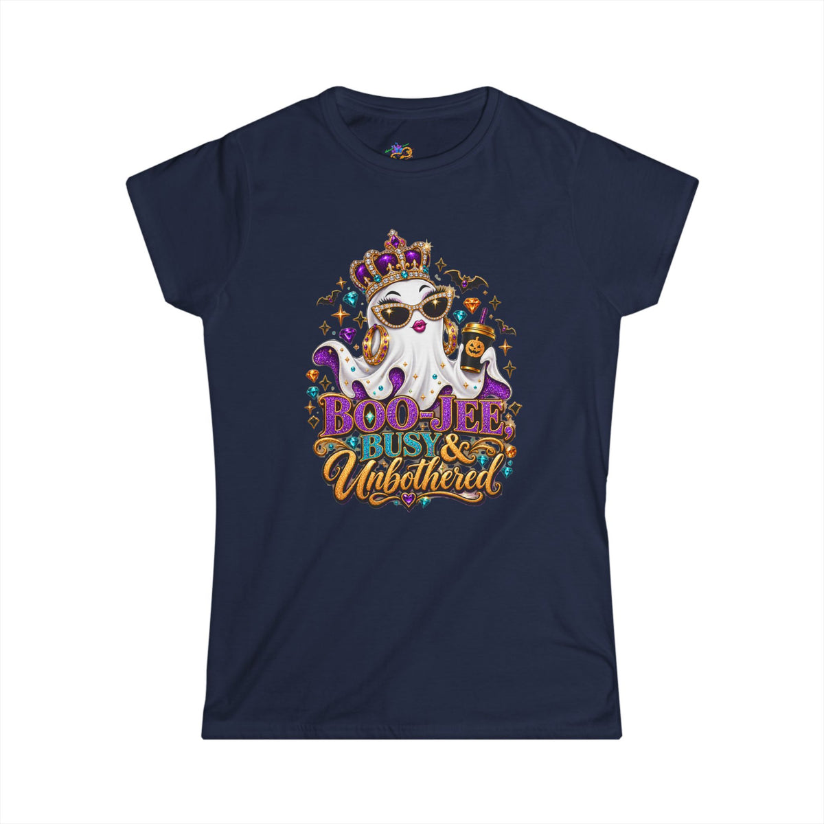 Boo-Jee, Busy & Unbothered Women’s Halloween Soft Tee