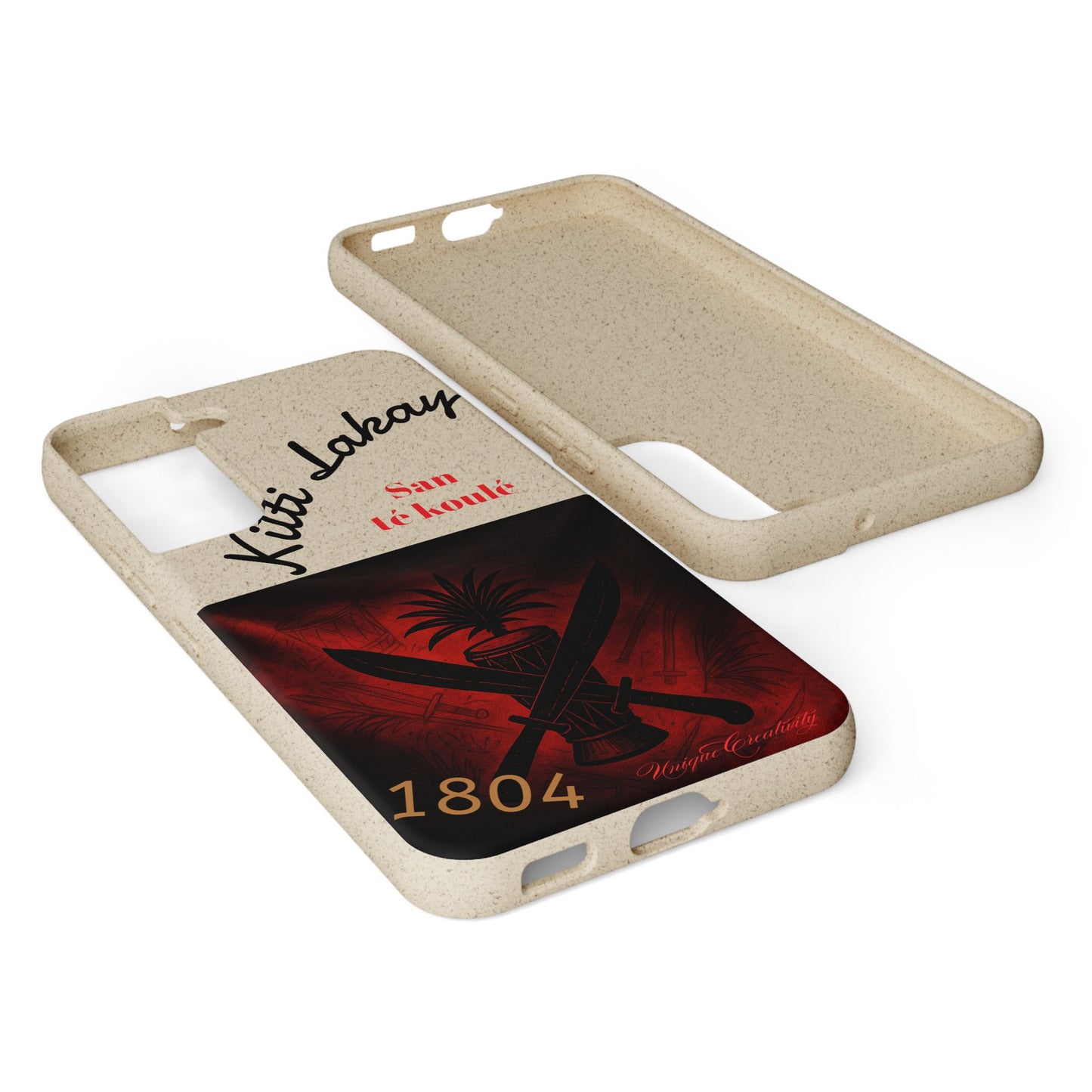 Kilti Lakay™ Eco-Friendly Phone Case | Biodegradable Sustainable Cover, Haitian Heritage