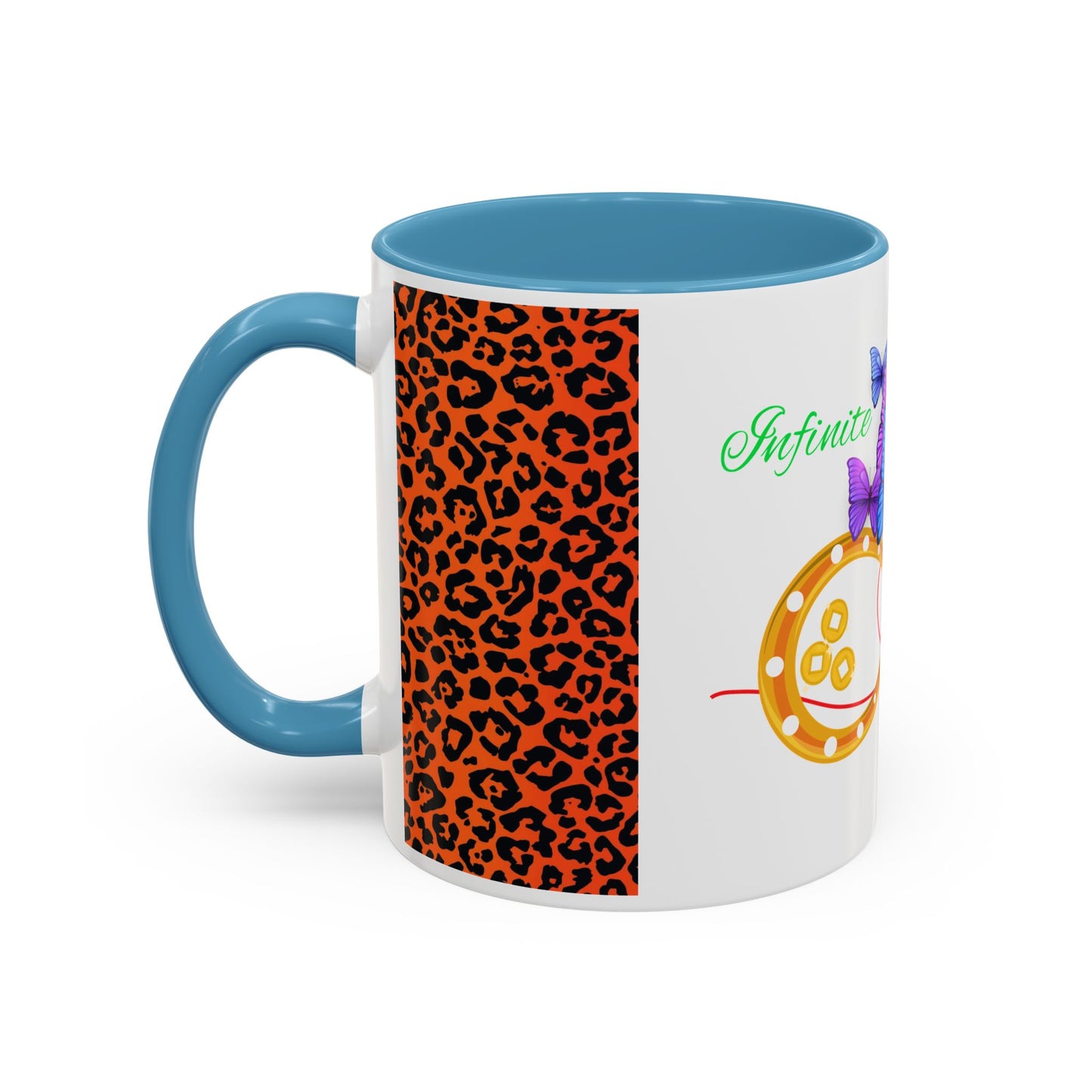 Infinite Fortune™ Wild Luxe Mug – Purple Butterfly Edition