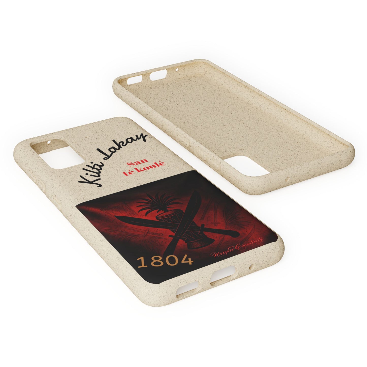 Kilti Lakay™ Eco-Friendly Phone Case | Biodegradable Sustainable Cover, Haitian Heritage