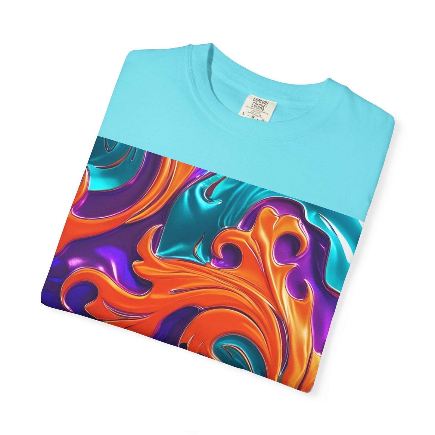 Orange Royal™ Swirl Tee | Bold Luxury