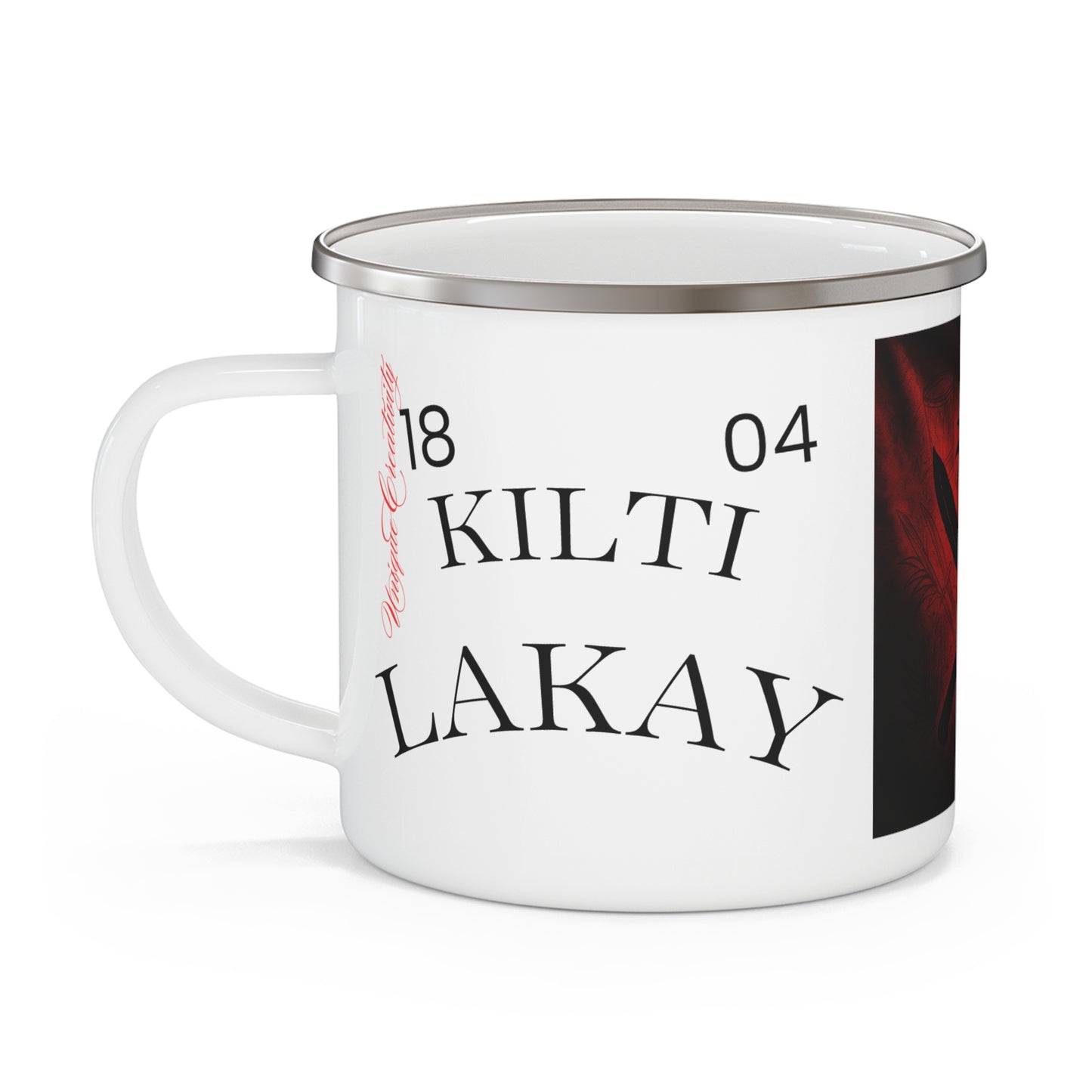 Haitian Heritage Mug  Libèté 1804 Enamel Campfire Cup | Kilti Lakay Design Kilti Lakay™