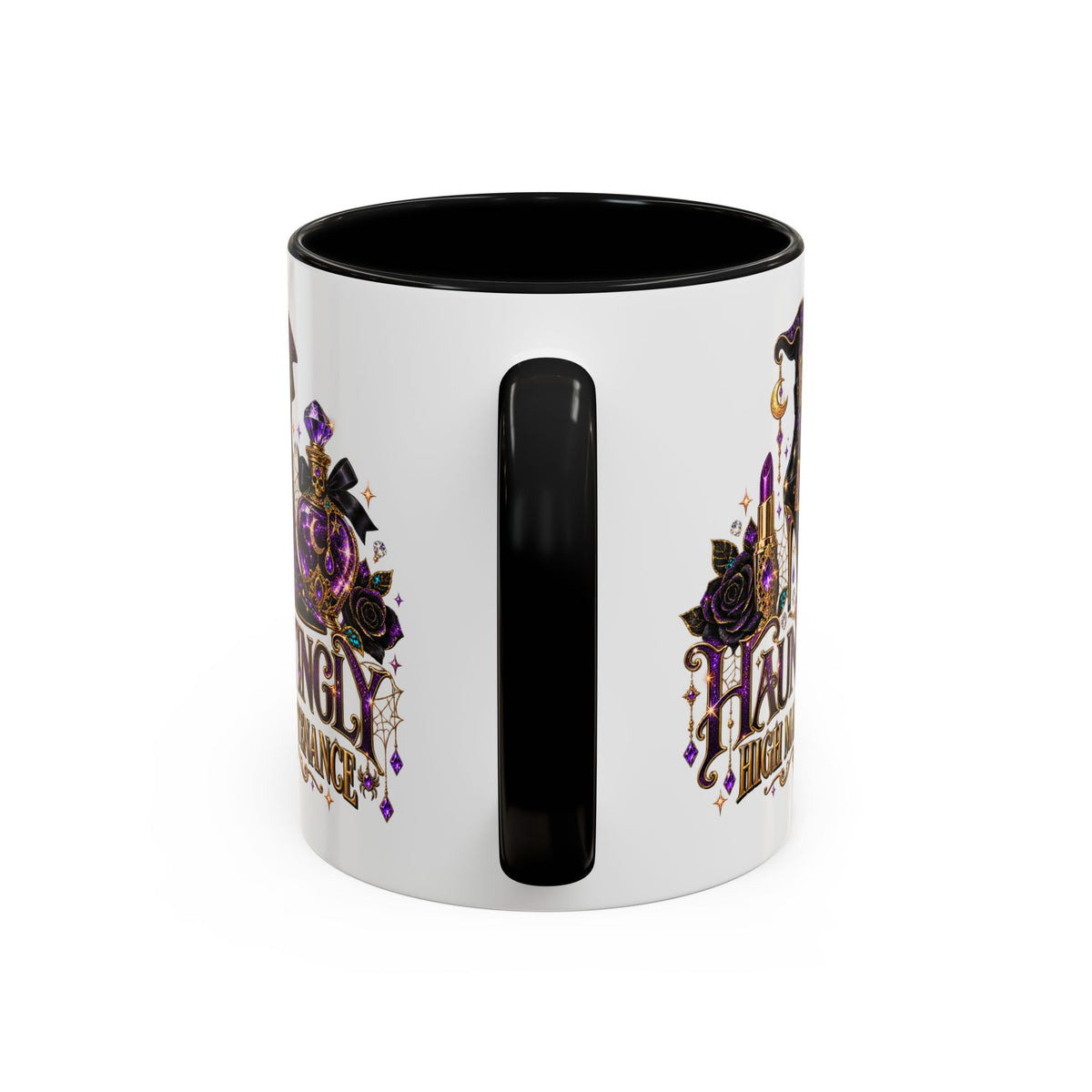 Hauntingly High Maintenance Halloween Mug – 11 oz Color Accent Coffee Cup