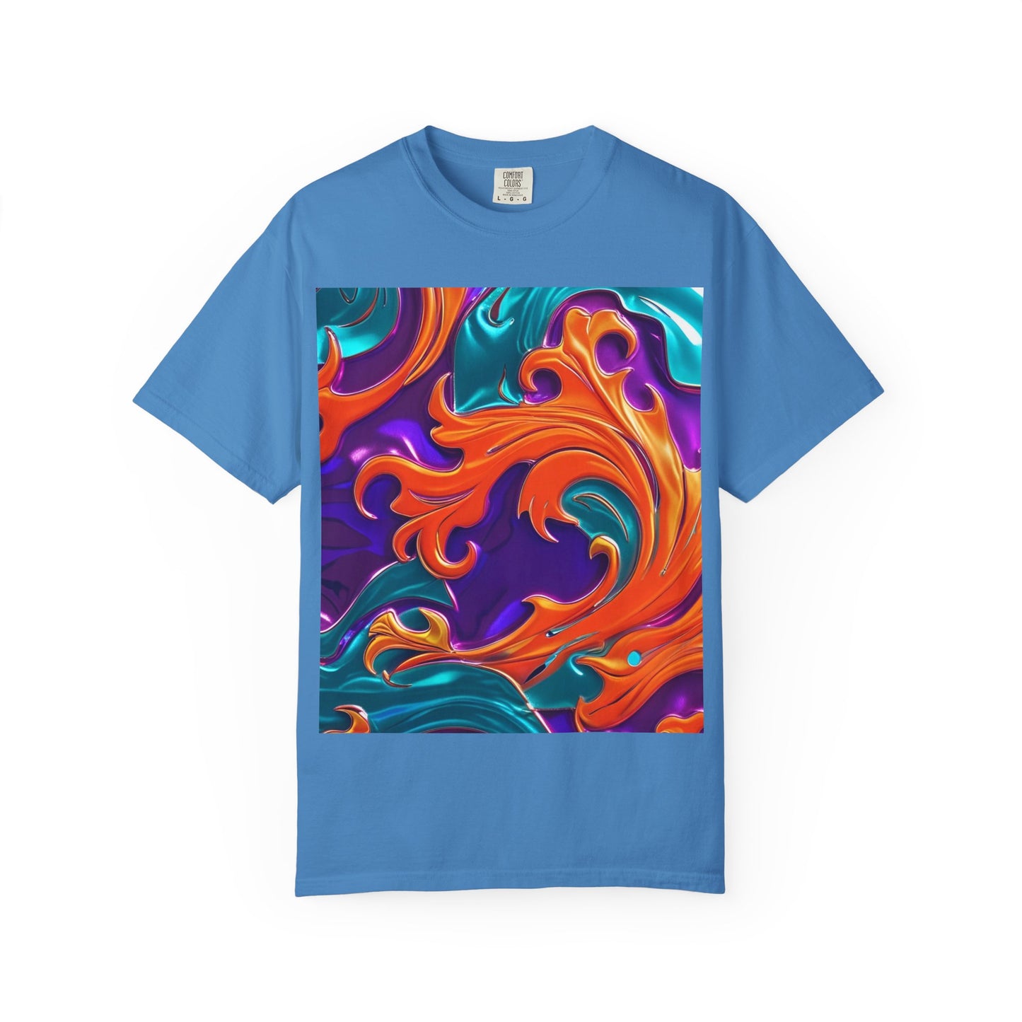 Orange Royal™ Swirl Tee | Bold Luxury