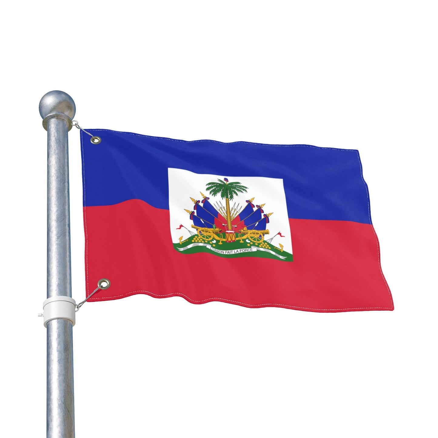 Haiti Flag Double Sided Flag | Nylon Garden Banner, 2-Sided Haitian Flag