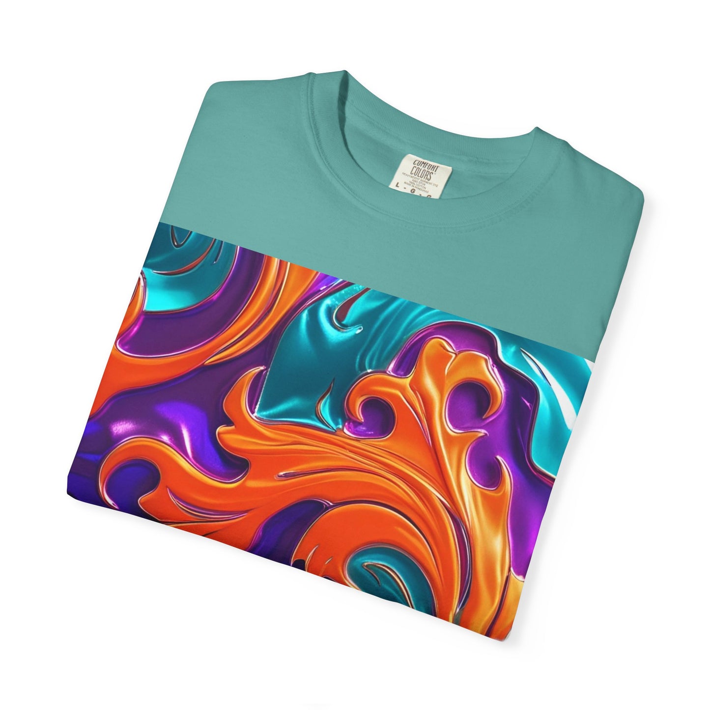 Orange Royal™ Swirl Tee | Bold Luxury