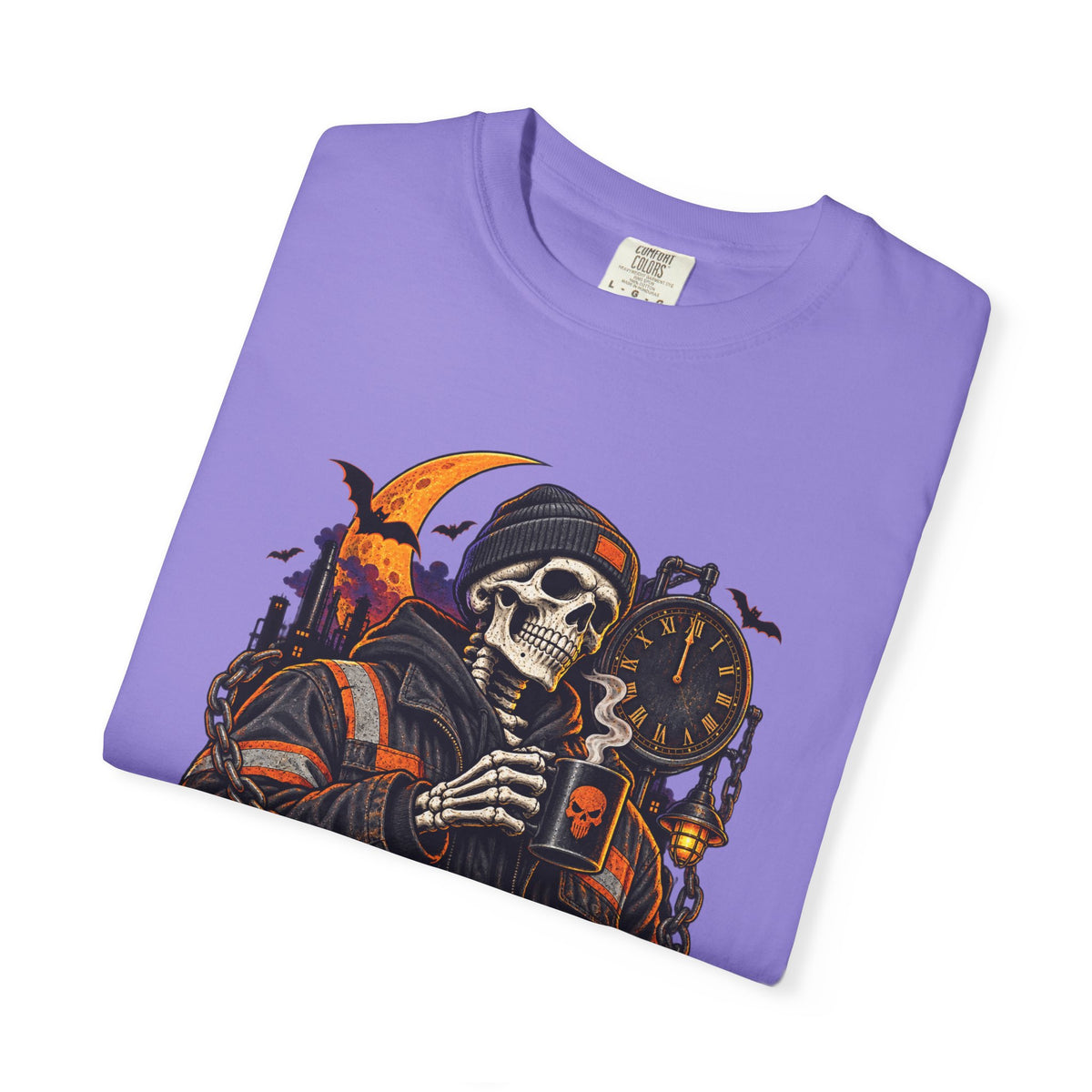 Graveyard Shift Certified Skeleton Halloween T-Shirt