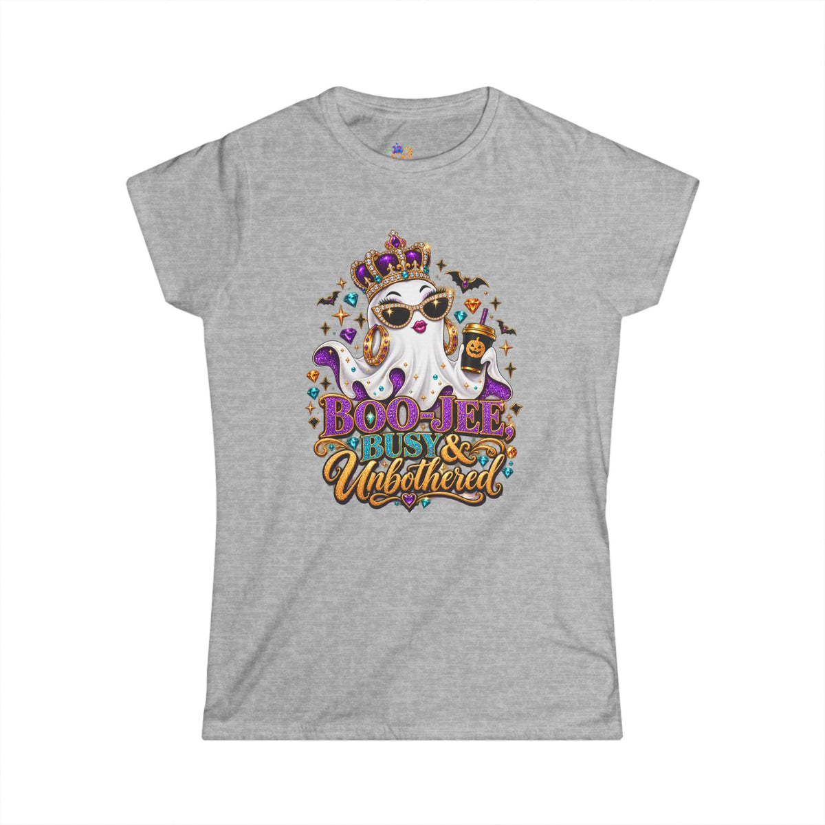 Boo-Jee, Busy & Unbothered Women’s Halloween Soft Tee
