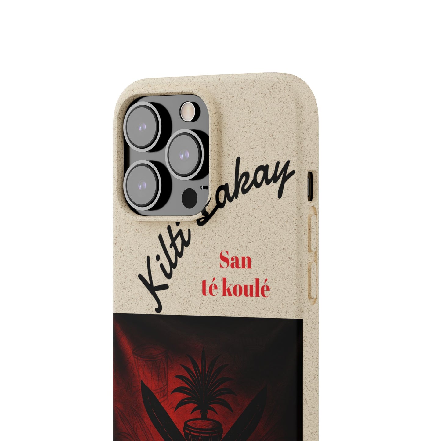 Kilti Lakay™ Eco-Friendly Phone Case | Biodegradable Sustainable Cover, Haitian Heritage