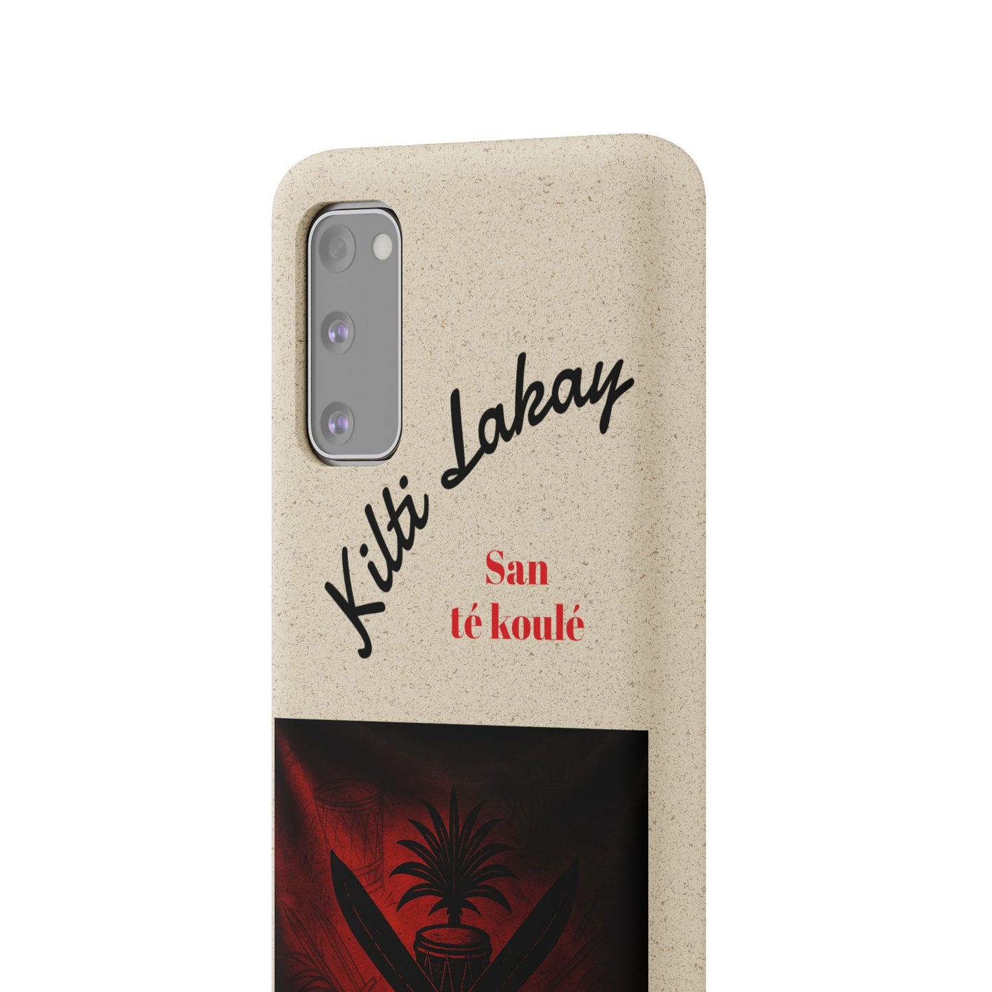 Kilti Lakay™ Eco-Friendly Phone Case | Biodegradable Sustainable Cover, Haitian Heritage