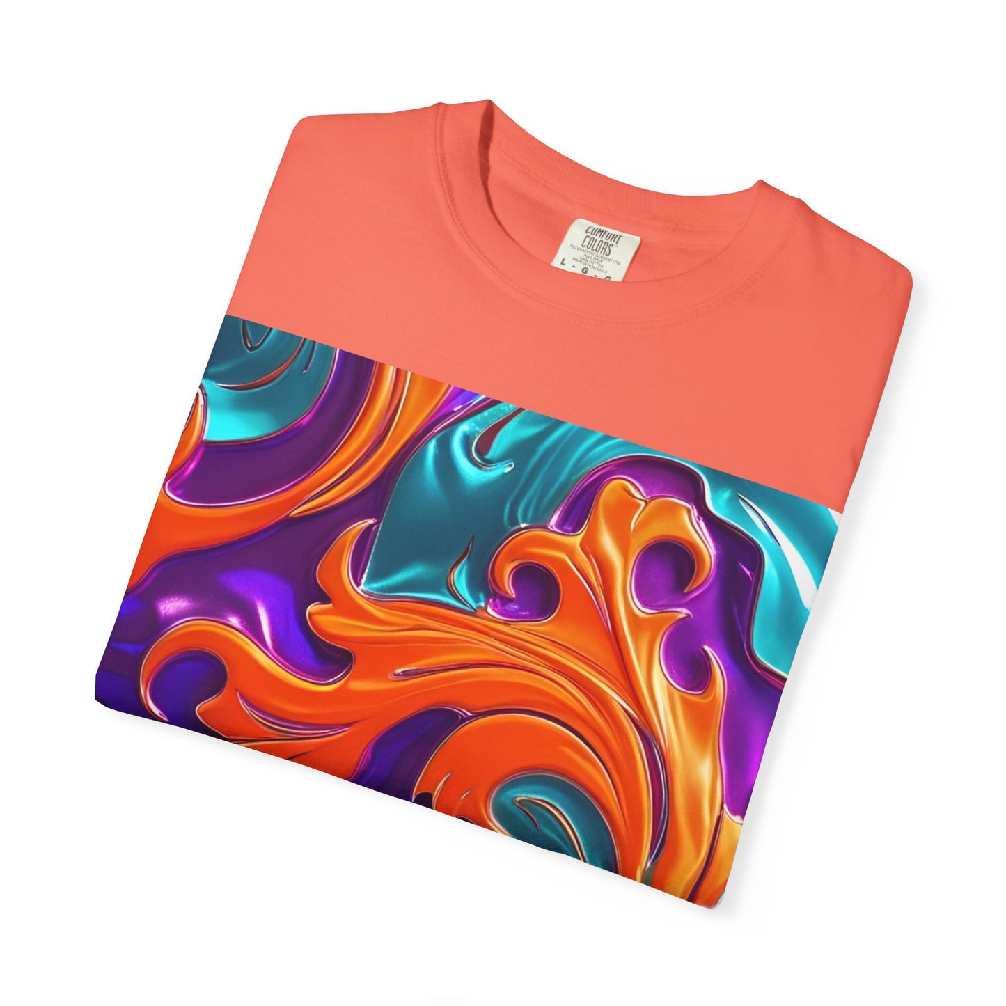 Orange Royal™ Swirl Tee | Bold Luxury