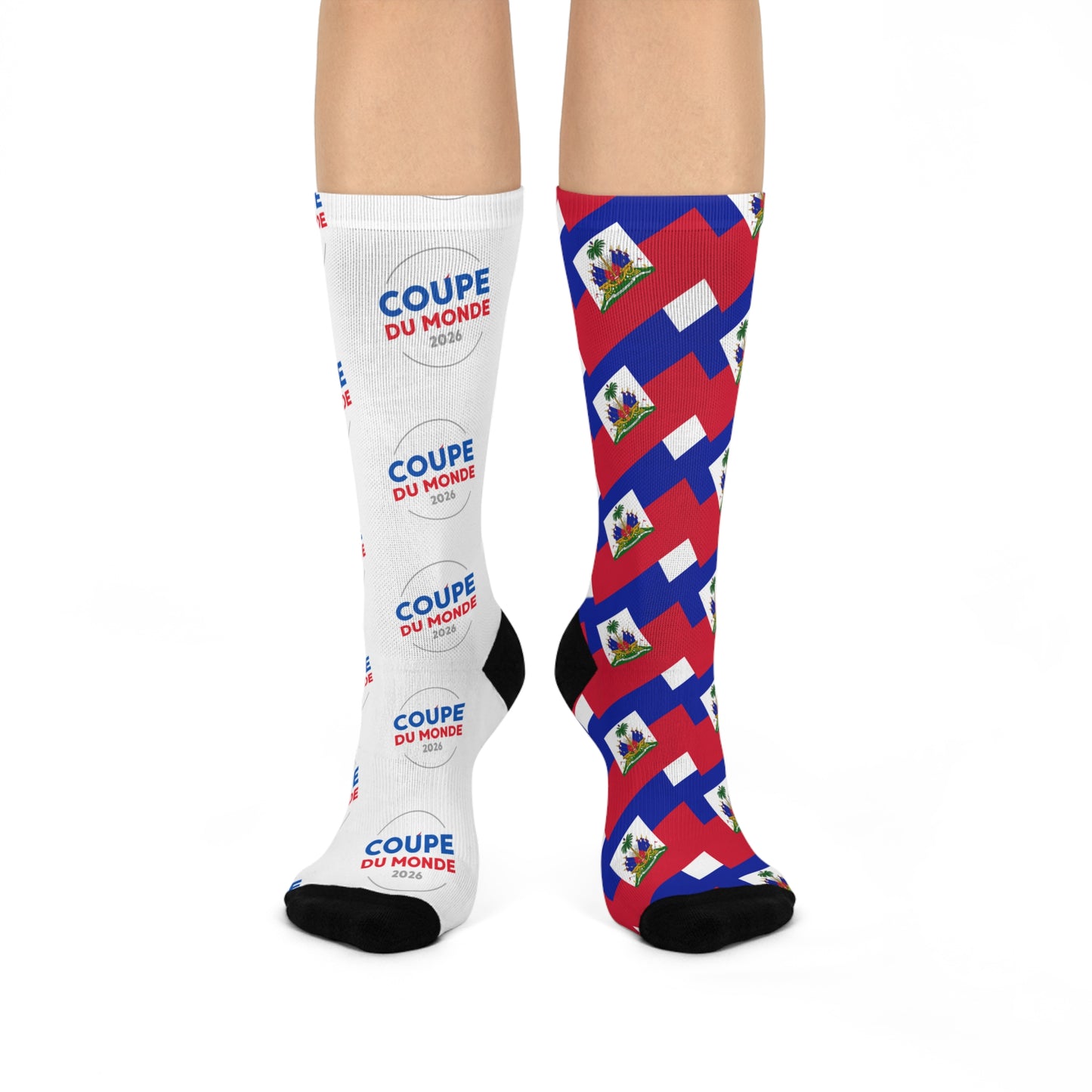 Haiti Coup Du Monde 2026 - Flag Supporter Socks  Unisex | Comfortable | High-Quality Print | Limited Edition