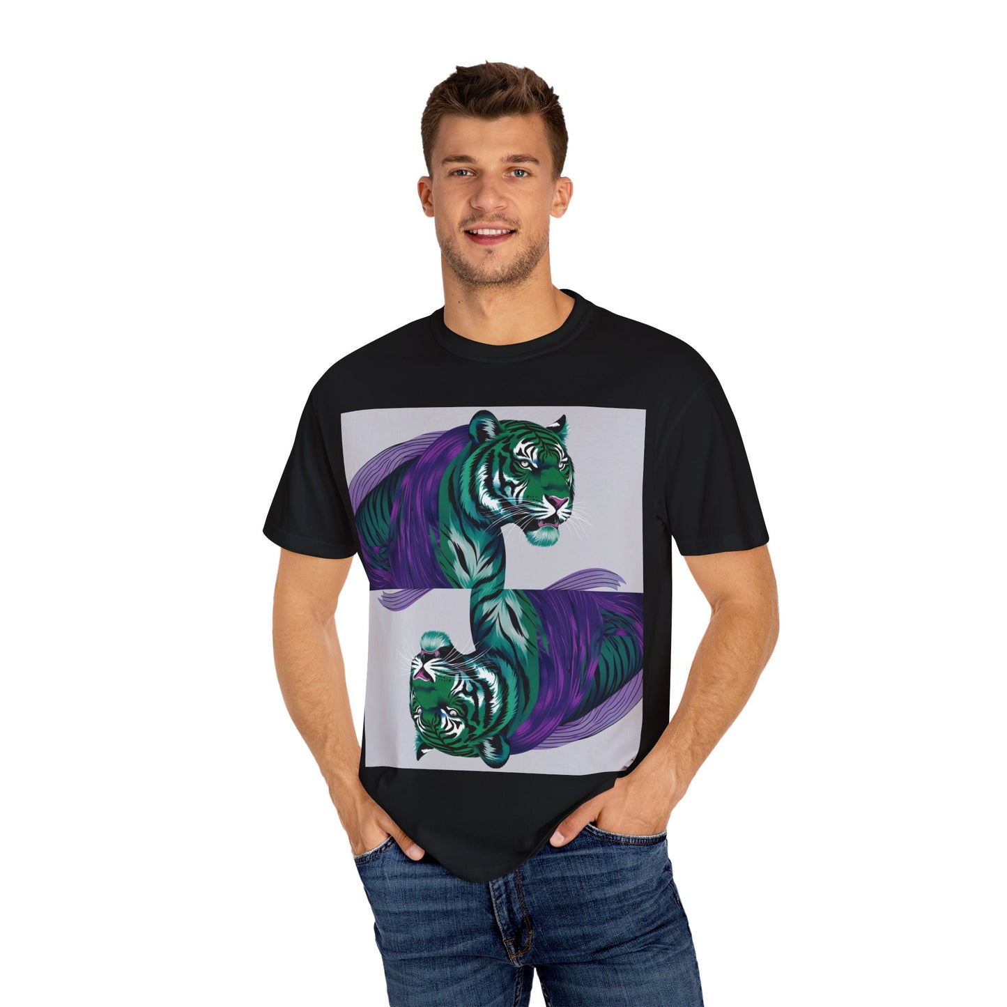 Royal Totems™ Twin Tiger Graphic Tee | Unique Creativity LLC