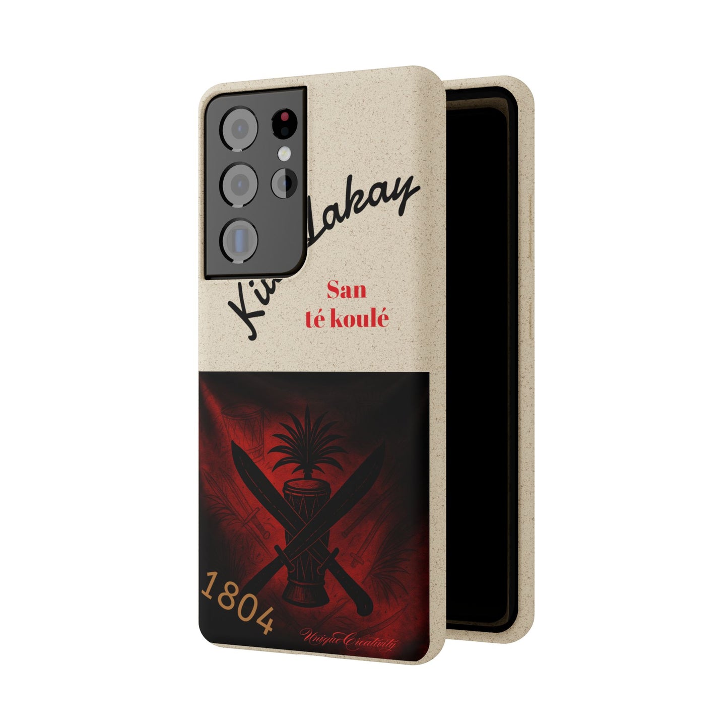Kilti Lakay™ Eco-Friendly Phone Case | Biodegradable Sustainable Cover, Haitian Heritage