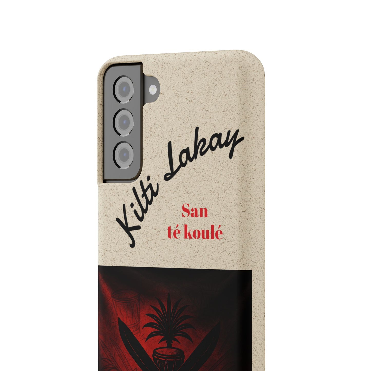 Kilti Lakay™ Eco-Friendly Phone Case | Biodegradable Sustainable Cover, Haitian Heritage