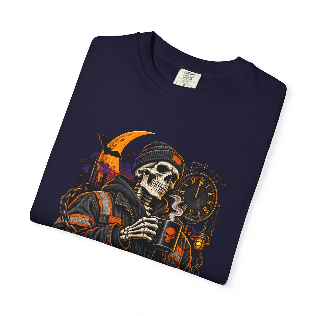 Graveyard Shift Certified Skeleton Halloween T-Shirt