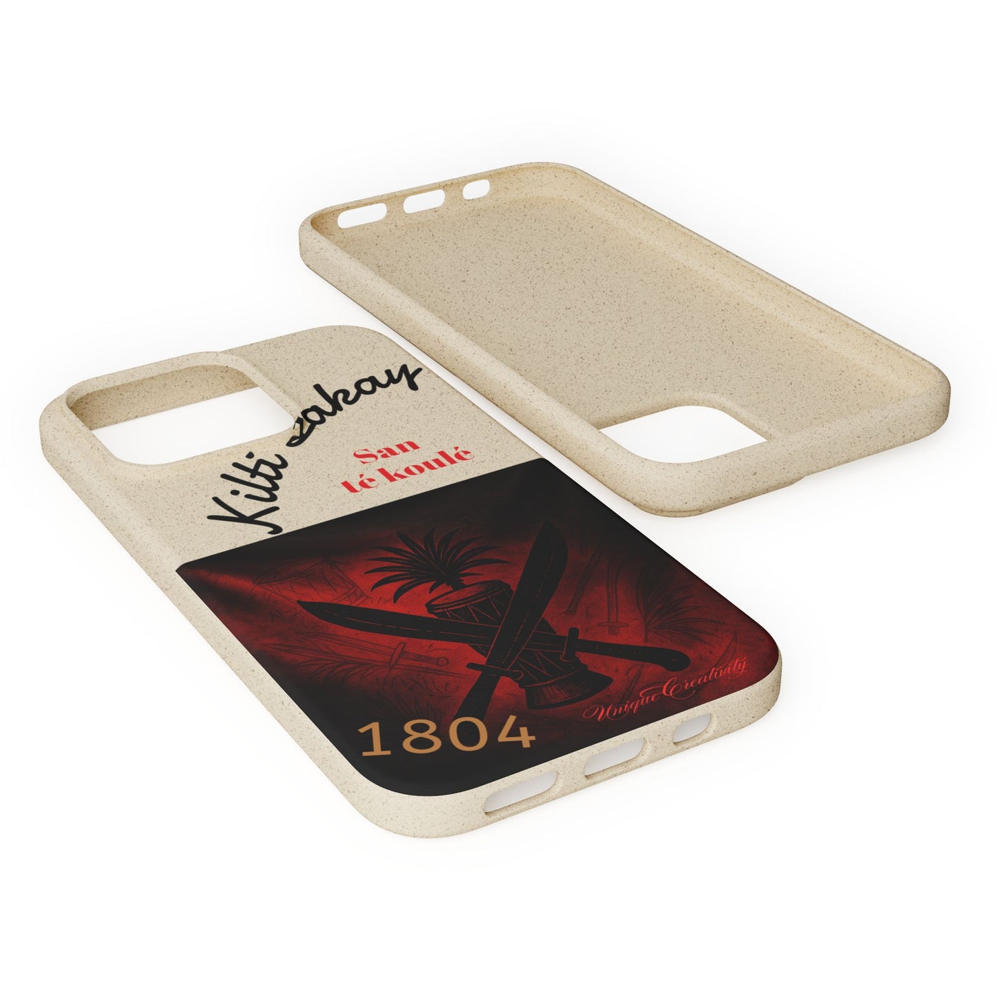 Kilti Lakay™ Eco-Friendly Phone Case | Biodegradable Sustainable Cover, Haitian Heritage