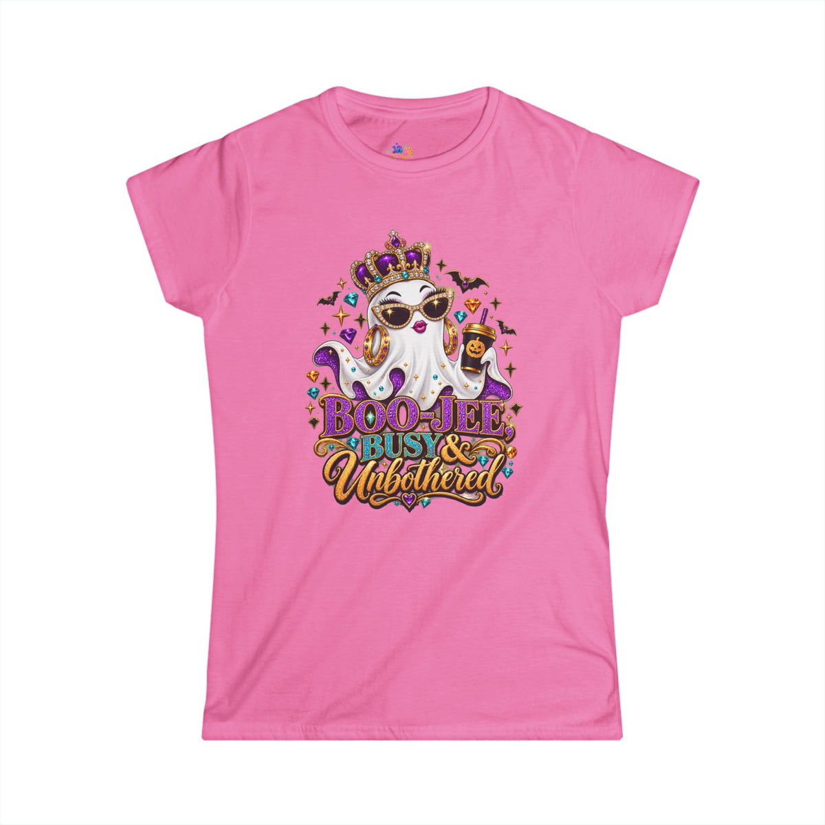 Boo-Jee, Busy & Unbothered Women’s Halloween Soft Tee