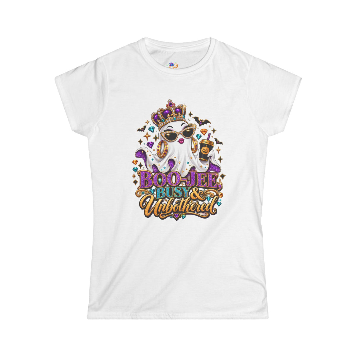 Boo-Jee, Busy & Unbothered Women’s Halloween Soft Tee