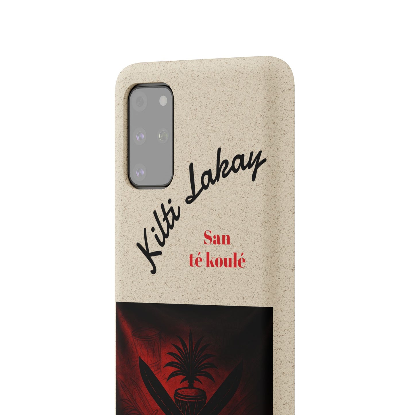 Kilti Lakay™ Eco-Friendly Phone Case | Biodegradable Sustainable Cover, Haitian Heritage