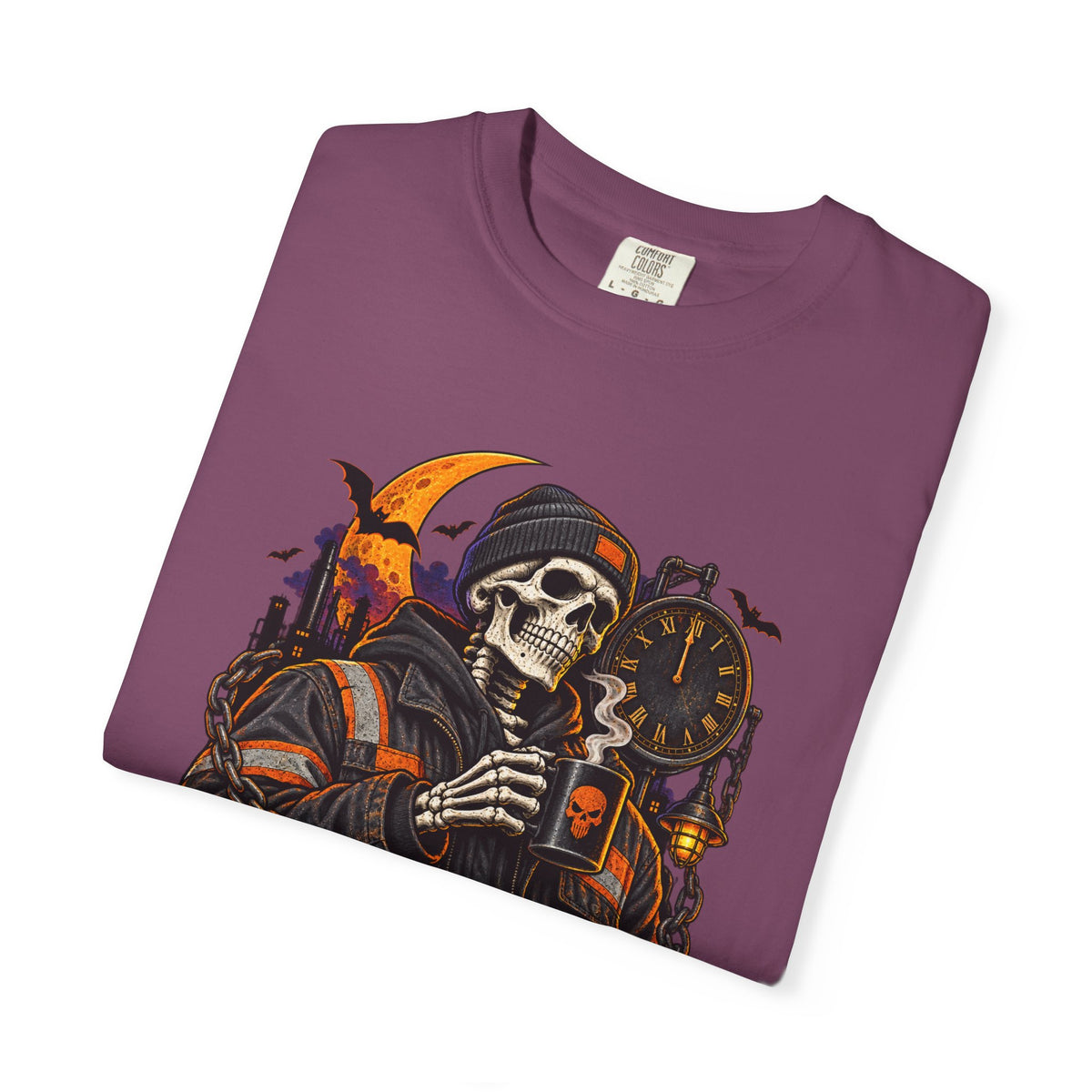Graveyard Shift Certified Skeleton Halloween T-Shirt