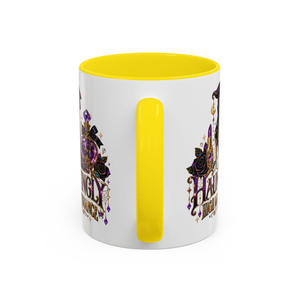 Hauntingly High Maintenance Halloween Mug – 11 oz Color Accent Coffee Cup