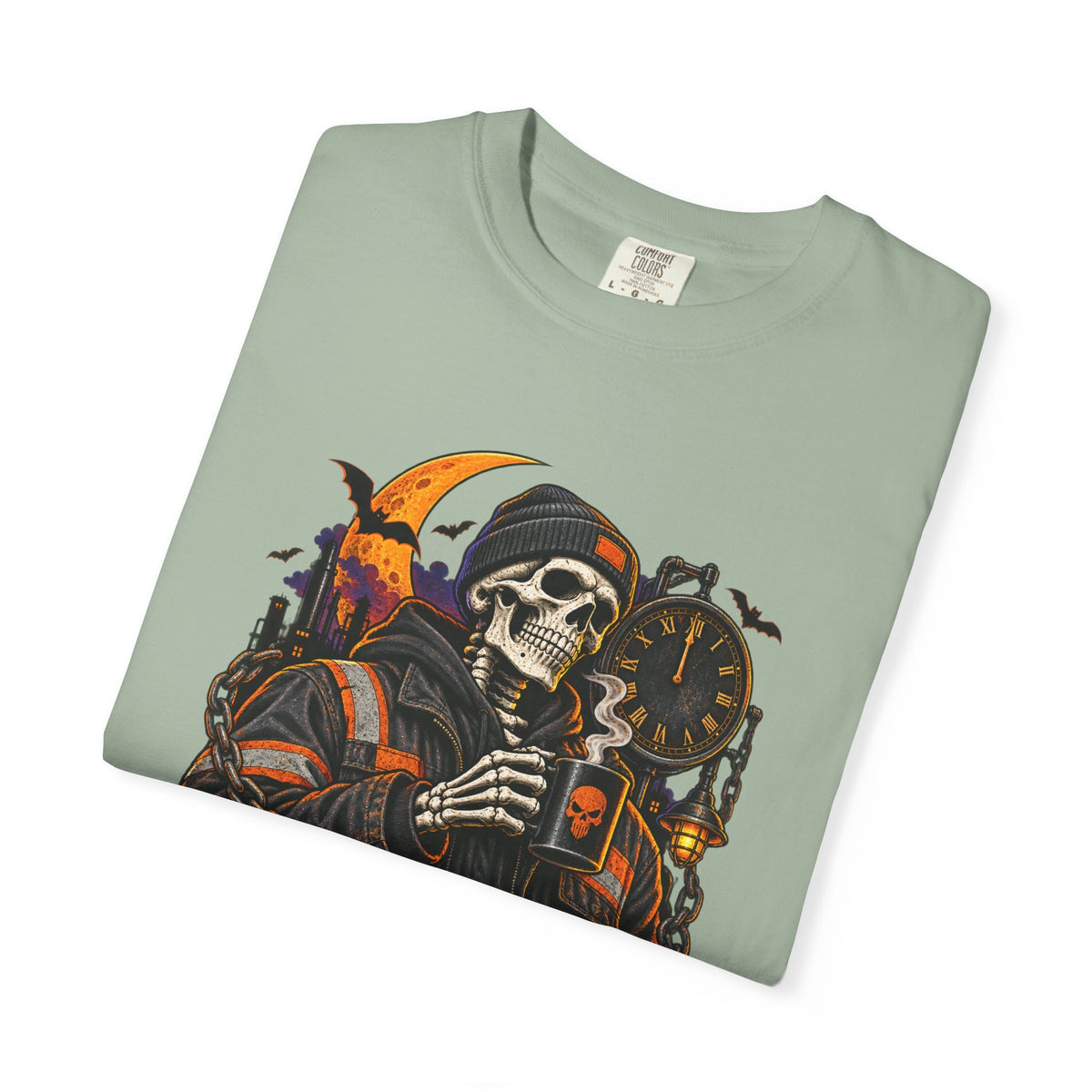 Graveyard Shift Certified Skeleton Halloween T-Shirt