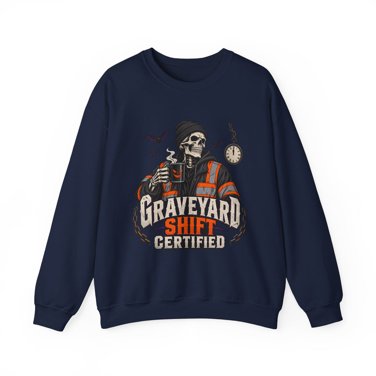 Graveyard Shift Certified Unisex Halloween Sweatshirt