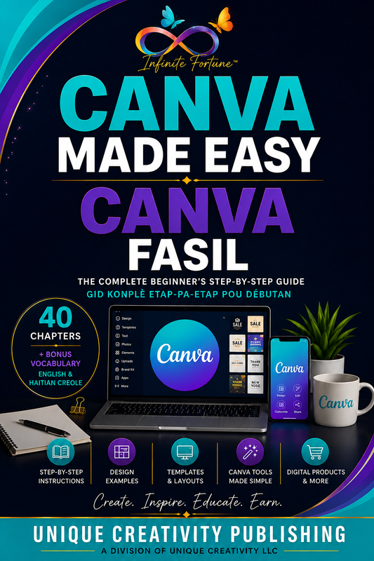 Canva Made Easy / Canva Fasil – Complete Beginner’s Guide | English + Haitian Creole