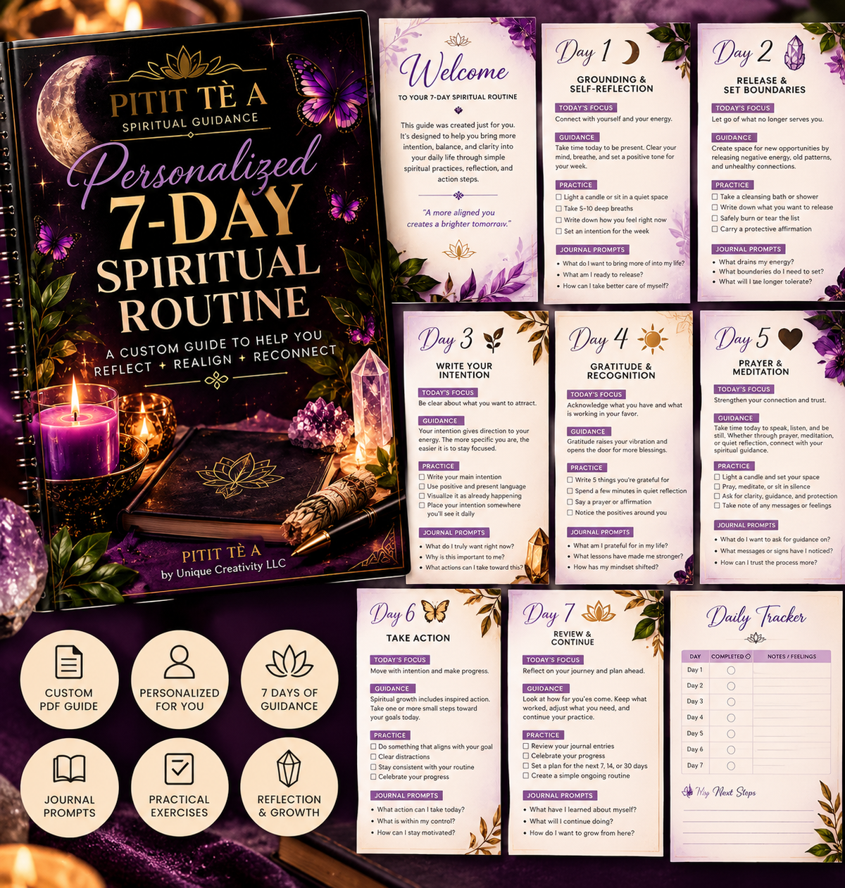 Personalized 7-Day Spiritual Routine | Custom Digital Guide