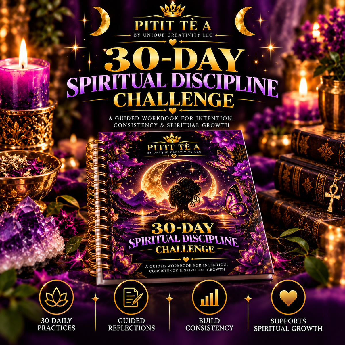 30-Day Spiritual Discipline Challenge | Printable Workbook