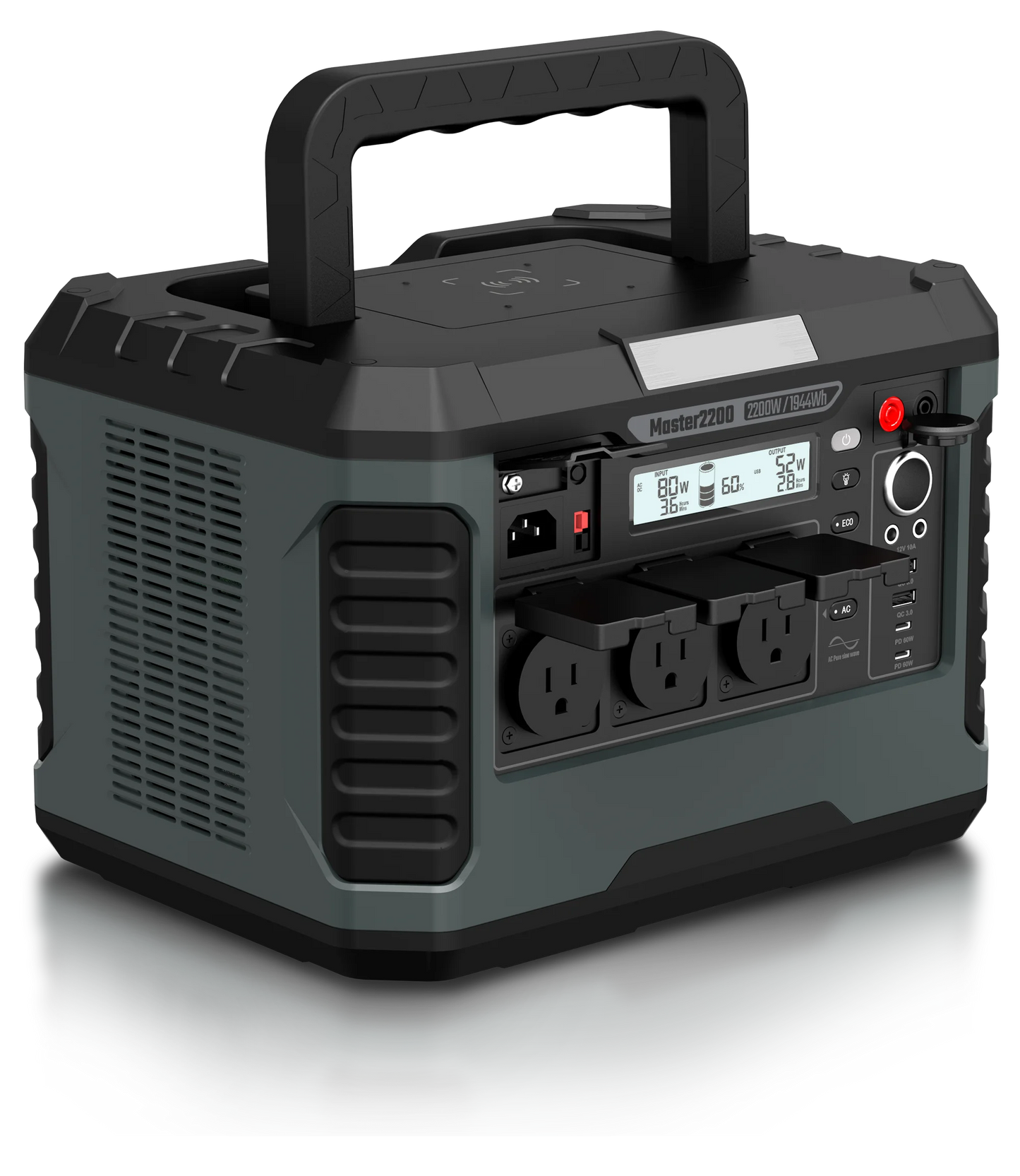 300W Portable Power Station, Jump Starter with Remote Control Flashlight, Lightweight Car Battery Power Source External